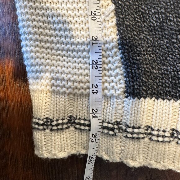 Max mara weekend asymmetrical patchwork sweater L - Picture 7 of 7